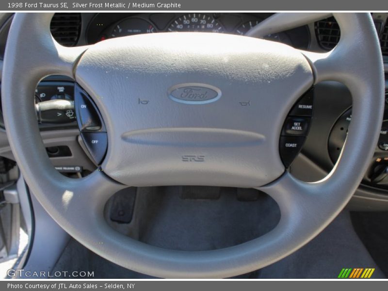 Silver Frost Metallic / Medium Graphite 1998 Ford Taurus SE