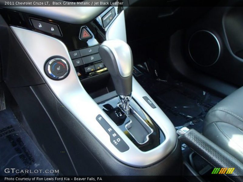 Black Granite Metallic / Jet Black Leather 2011 Chevrolet Cruze LT