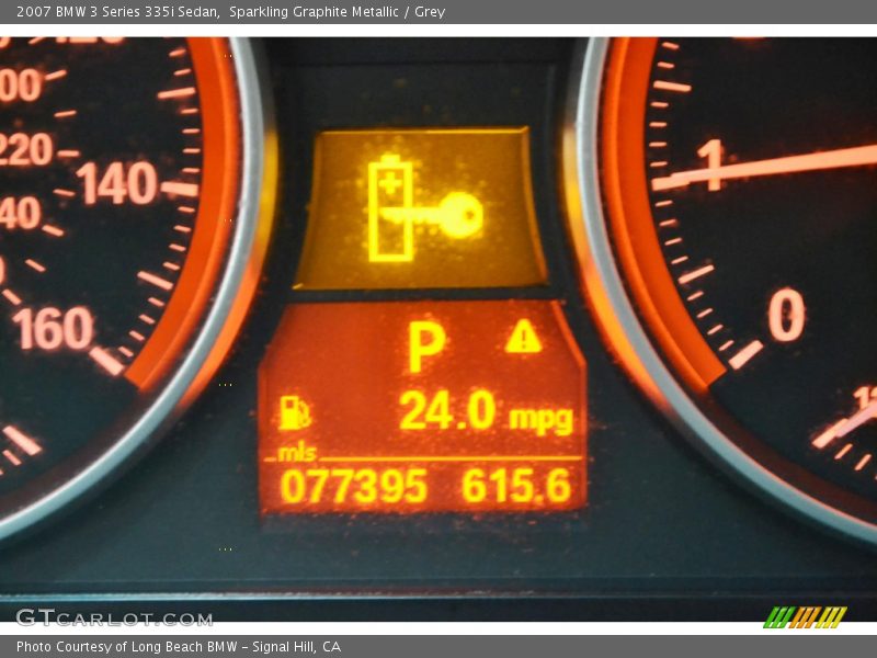 Sparkling Graphite Metallic / Grey 2007 BMW 3 Series 335i Sedan