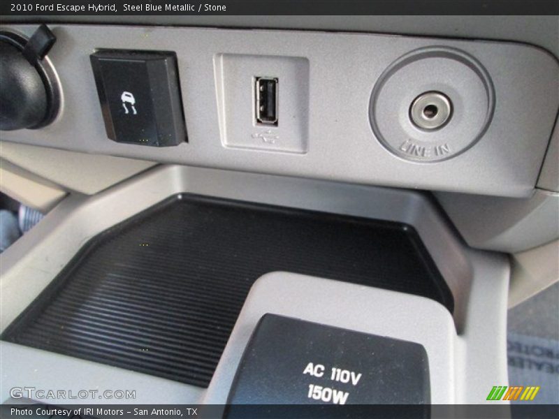 Steel Blue Metallic / Stone 2010 Ford Escape Hybrid