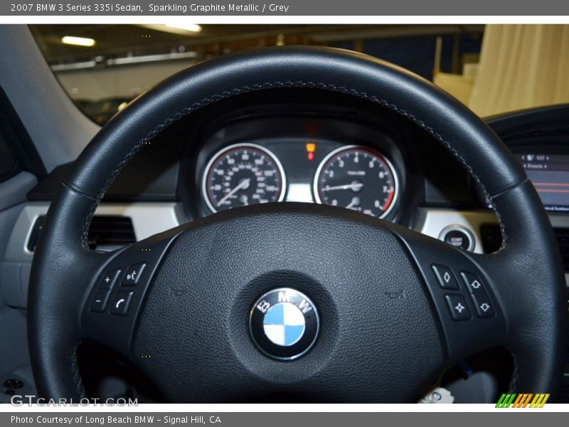 Sparkling Graphite Metallic / Grey 2007 BMW 3 Series 335i Sedan