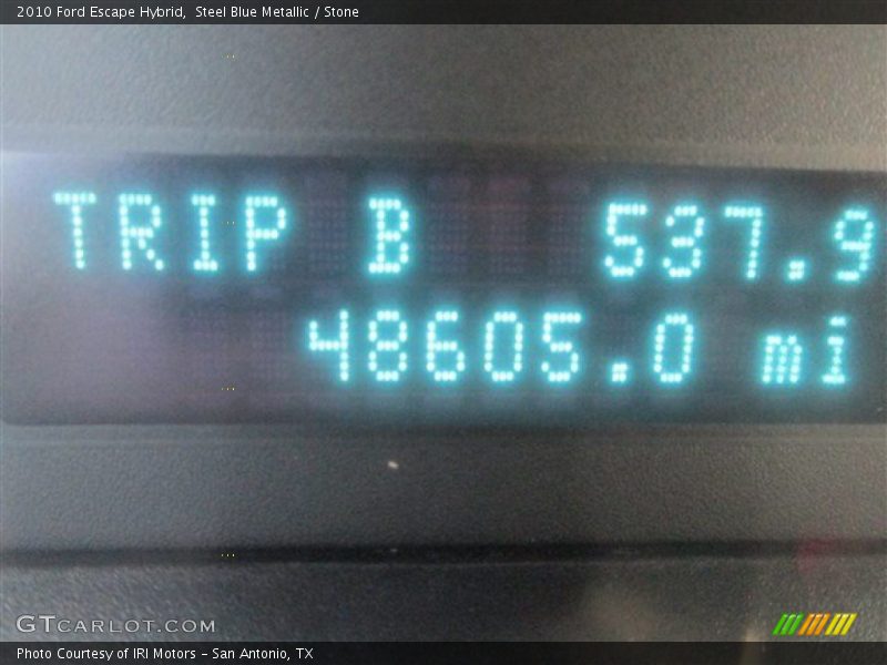 Steel Blue Metallic / Stone 2010 Ford Escape Hybrid