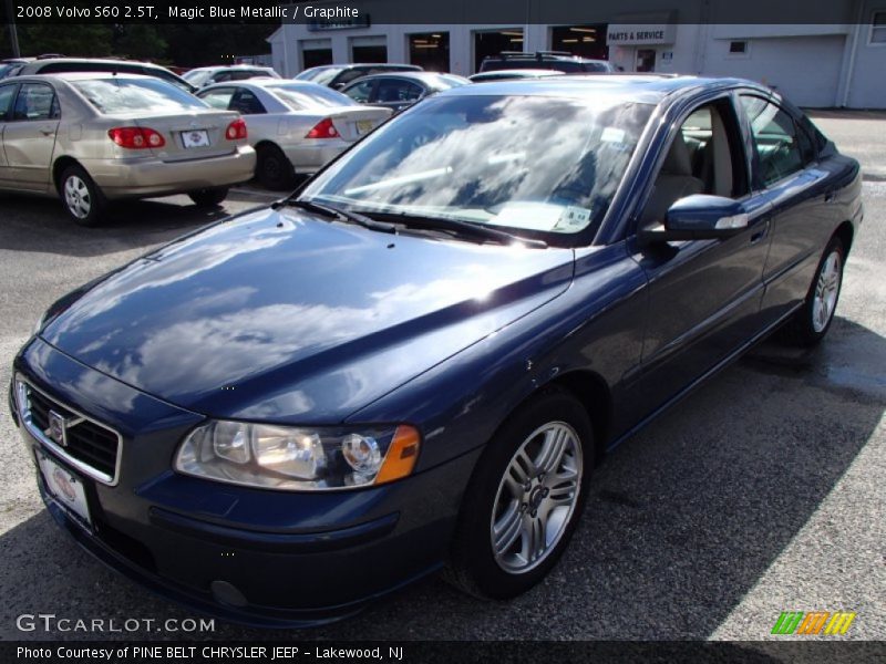 Magic Blue Metallic / Graphite 2008 Volvo S60 2.5T