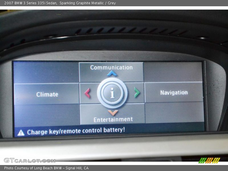 Sparkling Graphite Metallic / Grey 2007 BMW 3 Series 335i Sedan