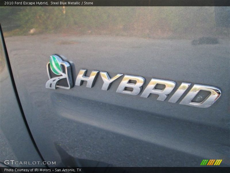 Steel Blue Metallic / Stone 2010 Ford Escape Hybrid