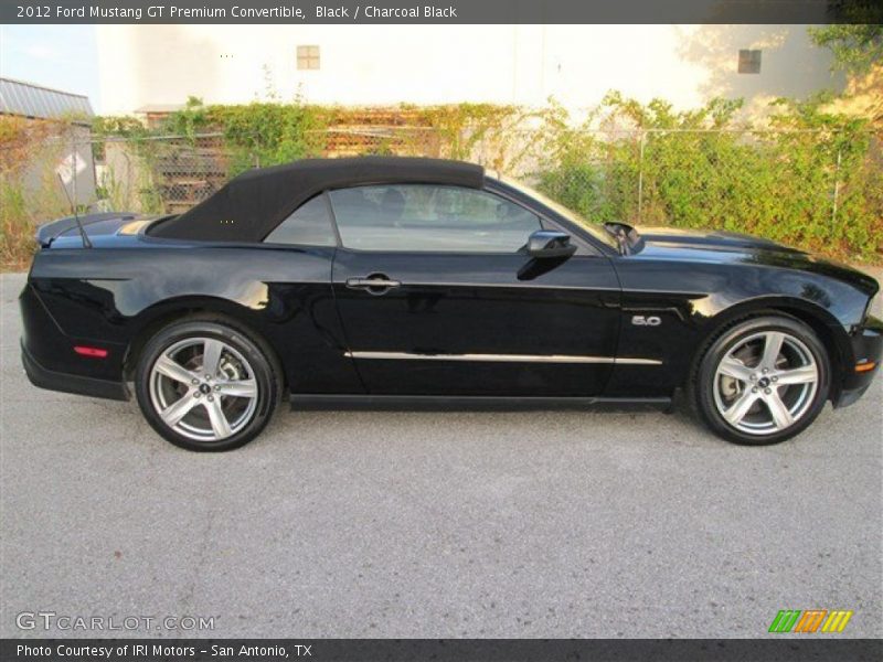 Black / Charcoal Black 2012 Ford Mustang GT Premium Convertible