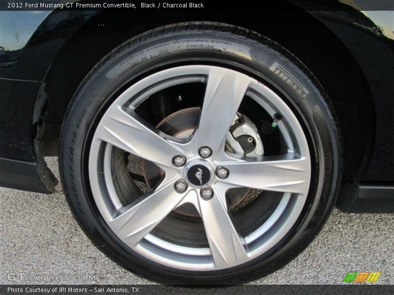 Black / Charcoal Black 2012 Ford Mustang GT Premium Convertible