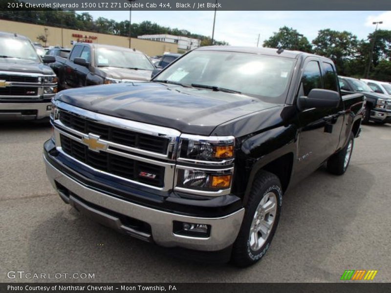 Black / Jet Black 2014 Chevrolet Silverado 1500 LTZ Z71 Double Cab 4x4