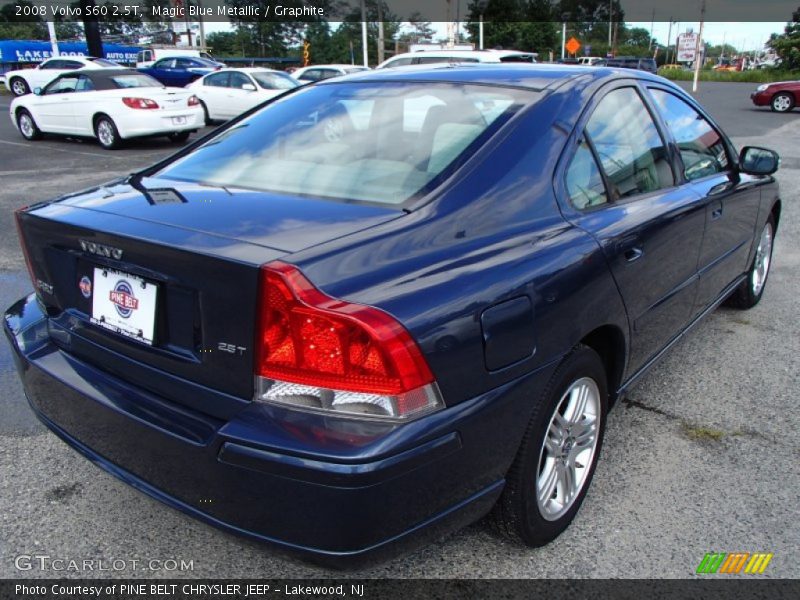 Magic Blue Metallic / Graphite 2008 Volvo S60 2.5T