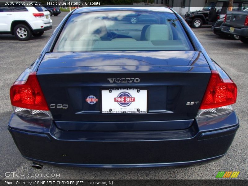 Magic Blue Metallic / Graphite 2008 Volvo S60 2.5T