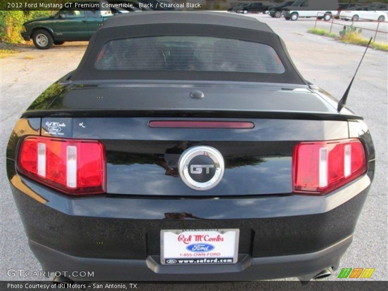 Black / Charcoal Black 2012 Ford Mustang GT Premium Convertible