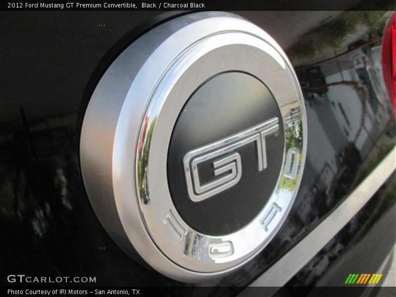Black / Charcoal Black 2012 Ford Mustang GT Premium Convertible