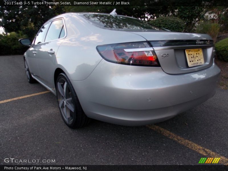 Diamond Silver Metallic / Jet Black 2011 Saab 9-5 Turbo4 Premium Sedan