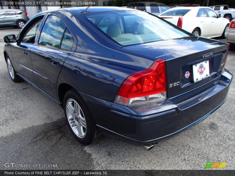 Magic Blue Metallic / Graphite 2008 Volvo S60 2.5T