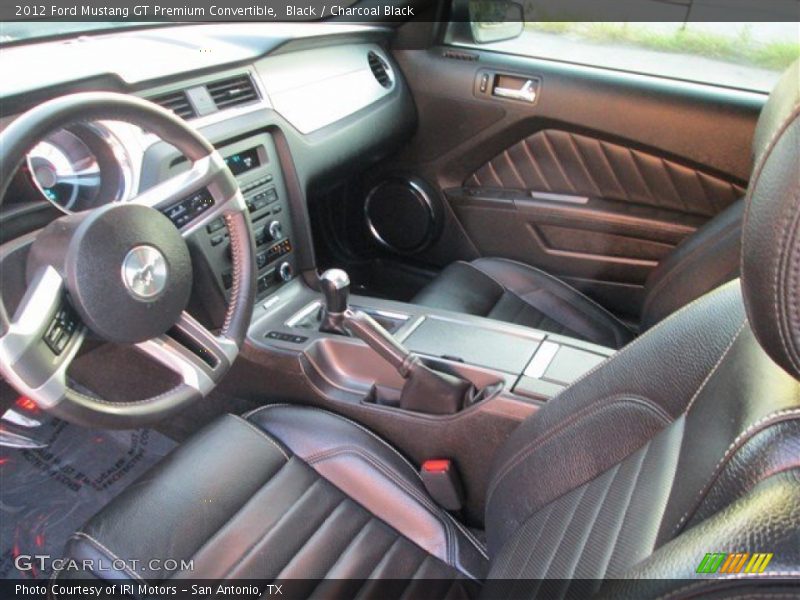 Black / Charcoal Black 2012 Ford Mustang GT Premium Convertible