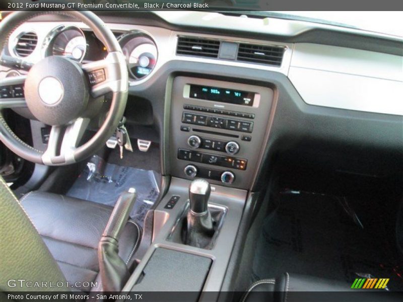 Black / Charcoal Black 2012 Ford Mustang GT Premium Convertible