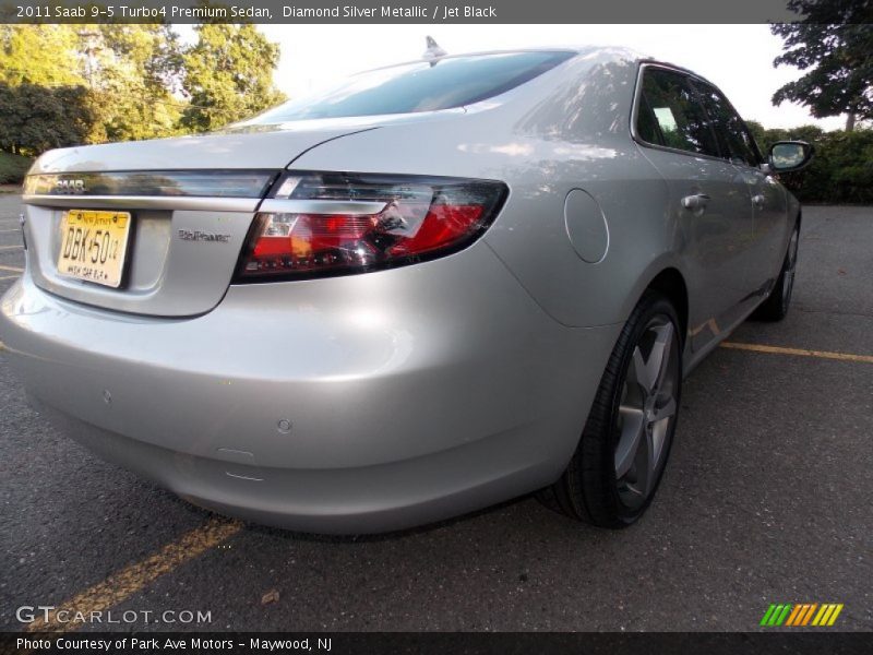 Diamond Silver Metallic / Jet Black 2011 Saab 9-5 Turbo4 Premium Sedan