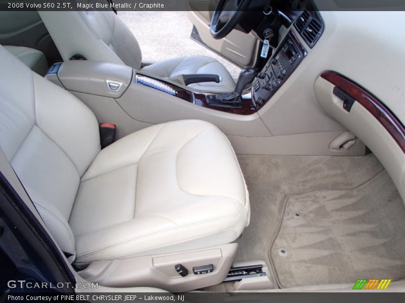Magic Blue Metallic / Graphite 2008 Volvo S60 2.5T