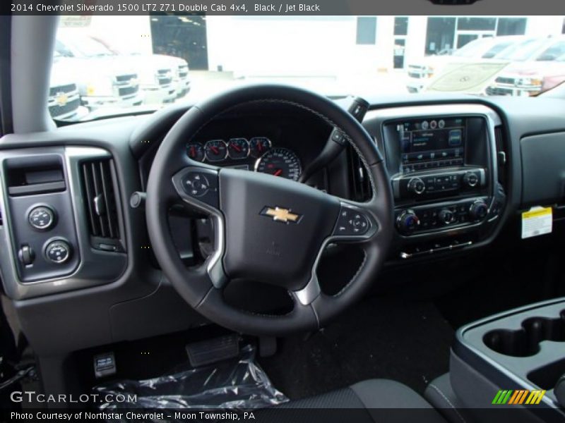 Black / Jet Black 2014 Chevrolet Silverado 1500 LTZ Z71 Double Cab 4x4