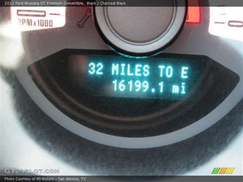 Black / Charcoal Black 2012 Ford Mustang GT Premium Convertible