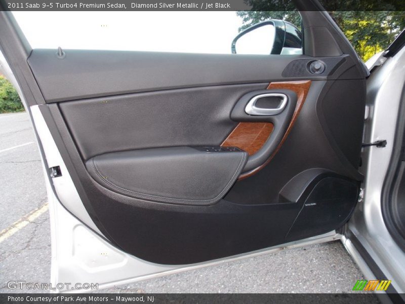Diamond Silver Metallic / Jet Black 2011 Saab 9-5 Turbo4 Premium Sedan