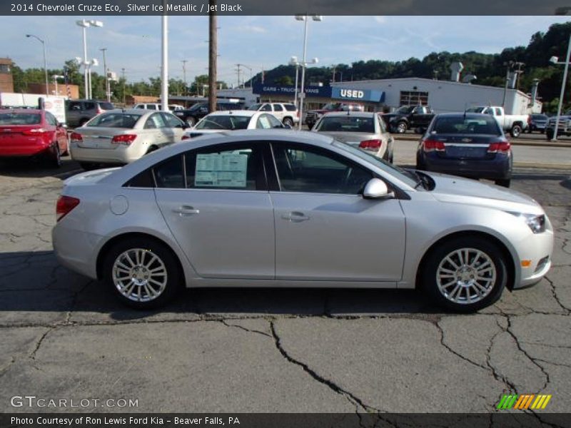 Silver Ice Metallic / Jet Black 2014 Chevrolet Cruze Eco