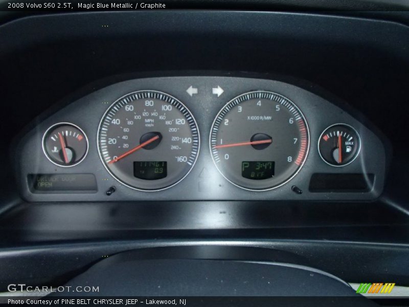 Magic Blue Metallic / Graphite 2008 Volvo S60 2.5T