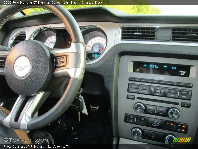 Black / Charcoal Black 2012 Ford Mustang GT Premium Convertible