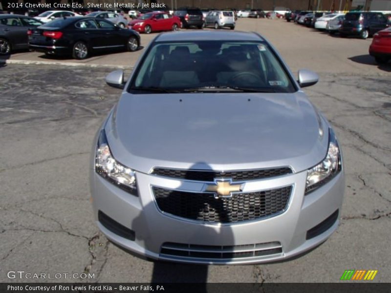 Silver Ice Metallic / Jet Black 2014 Chevrolet Cruze Eco