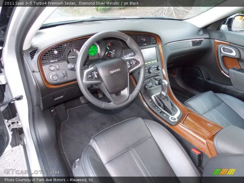 Diamond Silver Metallic / Jet Black 2011 Saab 9-5 Turbo4 Premium Sedan
