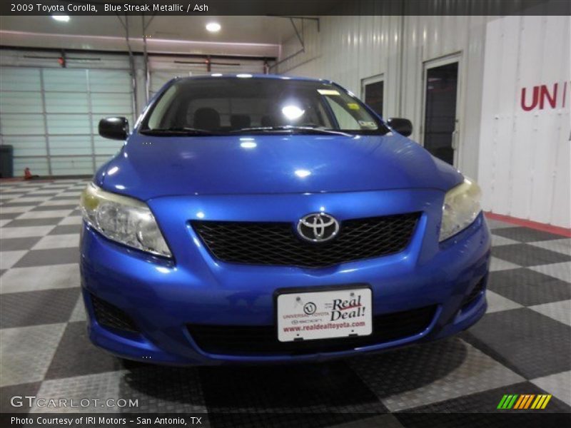Blue Streak Metallic / Ash 2009 Toyota Corolla