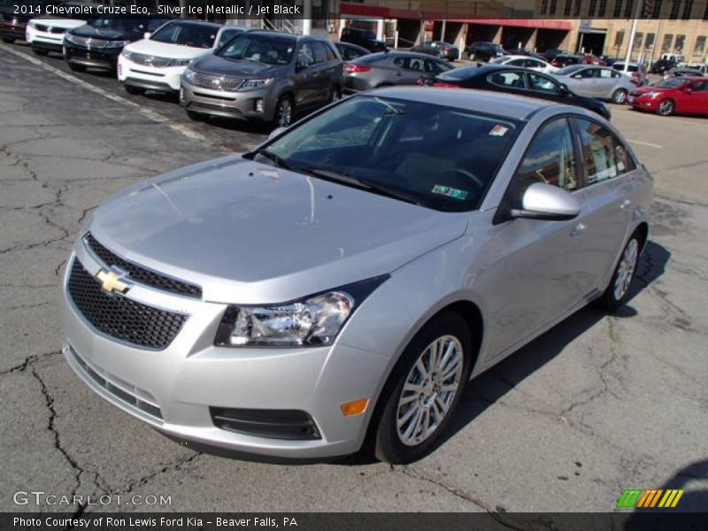 Silver Ice Metallic / Jet Black 2014 Chevrolet Cruze Eco