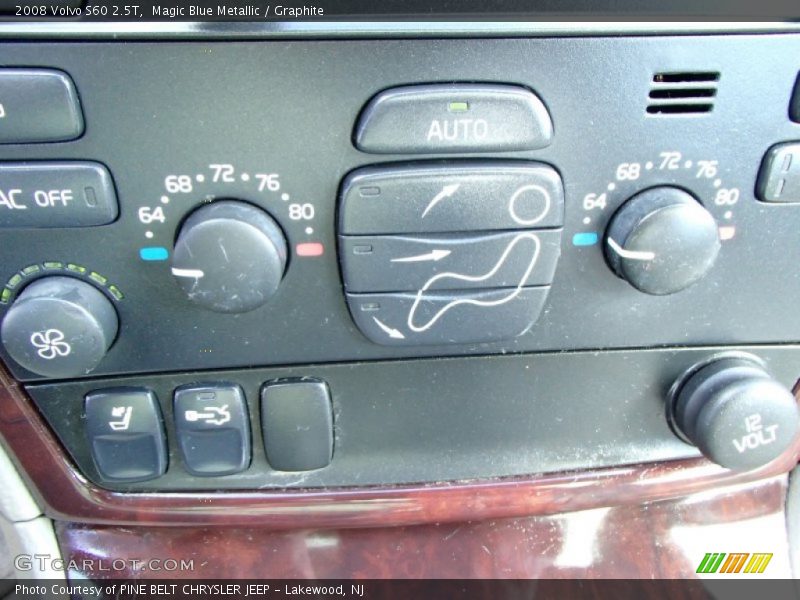 Magic Blue Metallic / Graphite 2008 Volvo S60 2.5T
