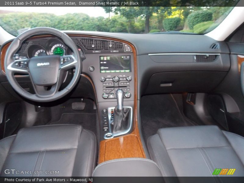 Diamond Silver Metallic / Jet Black 2011 Saab 9-5 Turbo4 Premium Sedan