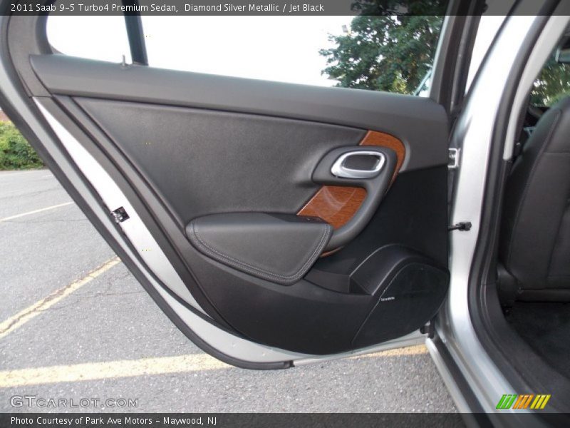 Diamond Silver Metallic / Jet Black 2011 Saab 9-5 Turbo4 Premium Sedan