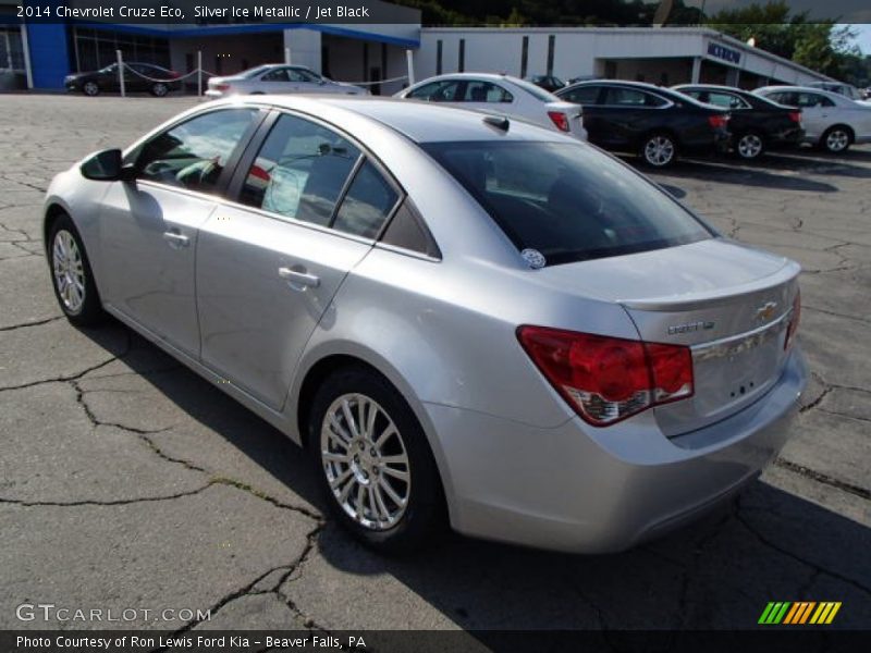 Silver Ice Metallic / Jet Black 2014 Chevrolet Cruze Eco