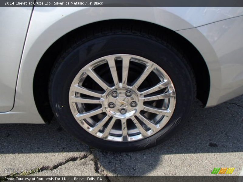 Silver Ice Metallic / Jet Black 2014 Chevrolet Cruze Eco