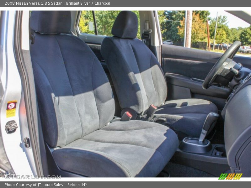 Brilliant Silver / Charcoal 2008 Nissan Versa 1.8 S Sedan