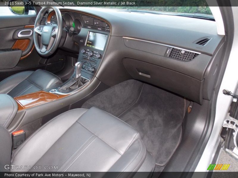 Diamond Silver Metallic / Jet Black 2011 Saab 9-5 Turbo4 Premium Sedan