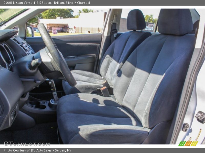 Brilliant Silver / Charcoal 2008 Nissan Versa 1.8 S Sedan