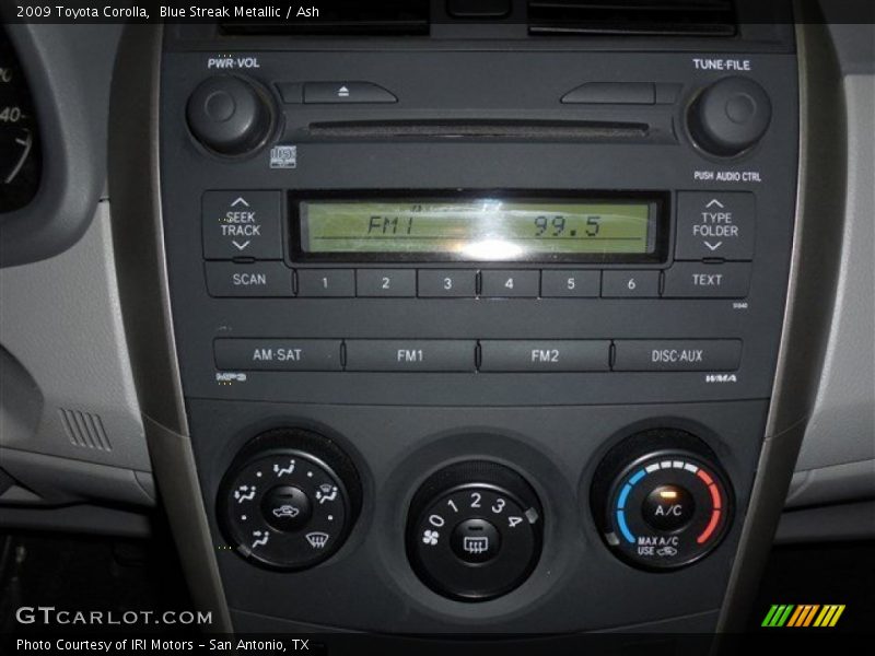 Blue Streak Metallic / Ash 2009 Toyota Corolla