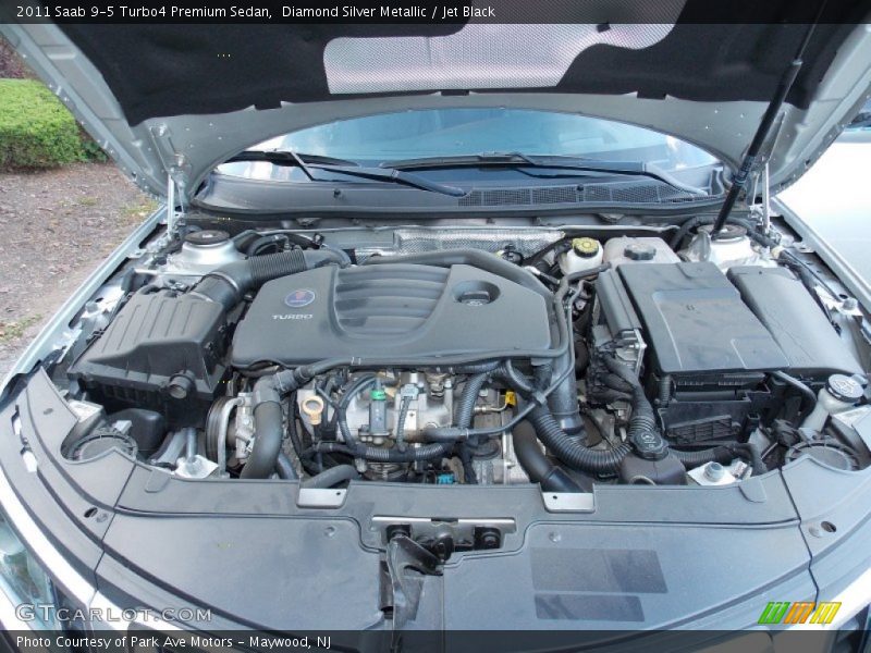 Diamond Silver Metallic / Jet Black 2011 Saab 9-5 Turbo4 Premium Sedan