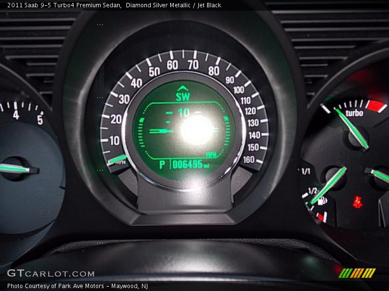 Diamond Silver Metallic / Jet Black 2011 Saab 9-5 Turbo4 Premium Sedan