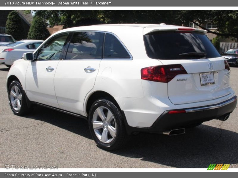 Aspen White Pearl / Parchment 2010 Acura MDX Technology