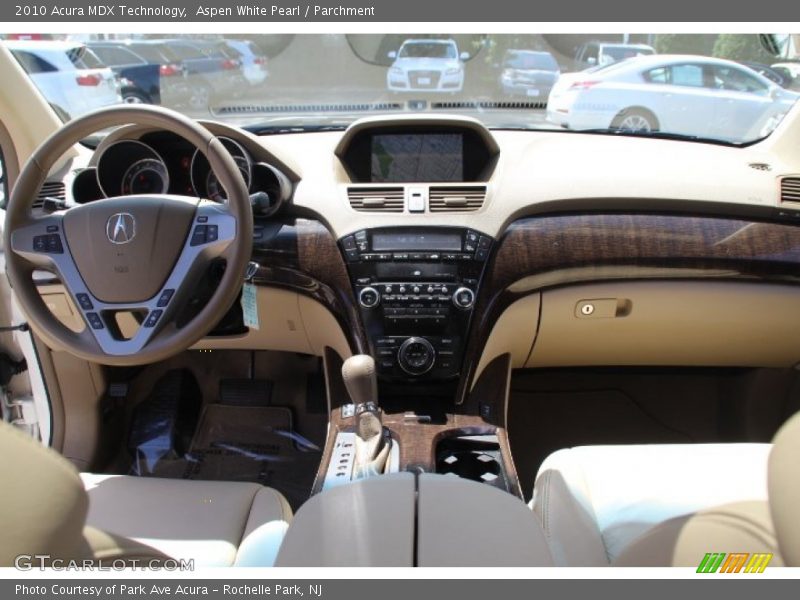 Aspen White Pearl / Parchment 2010 Acura MDX Technology