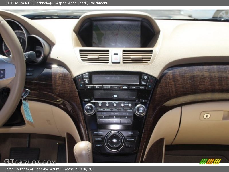Aspen White Pearl / Parchment 2010 Acura MDX Technology