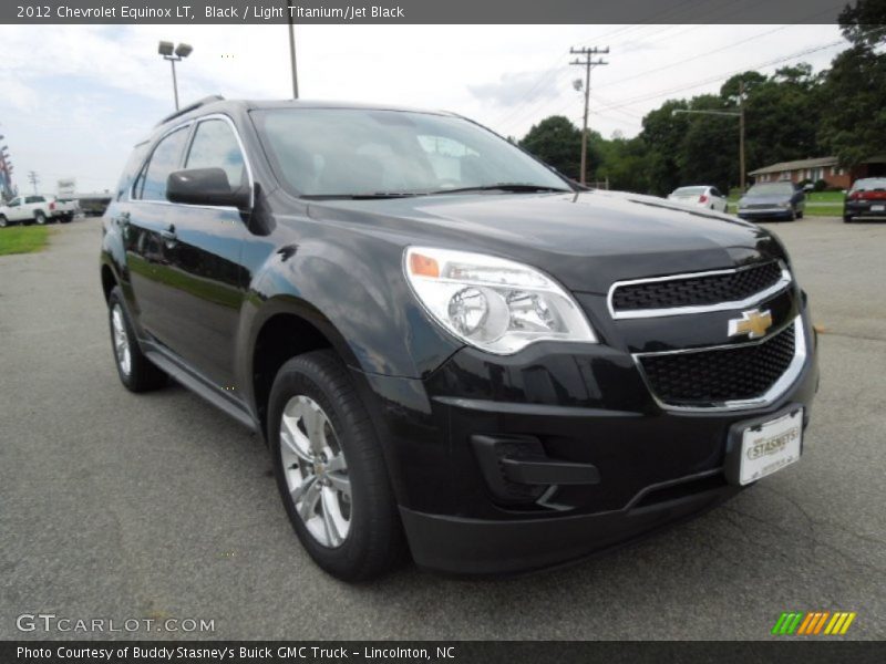 Black / Light Titanium/Jet Black 2012 Chevrolet Equinox LT