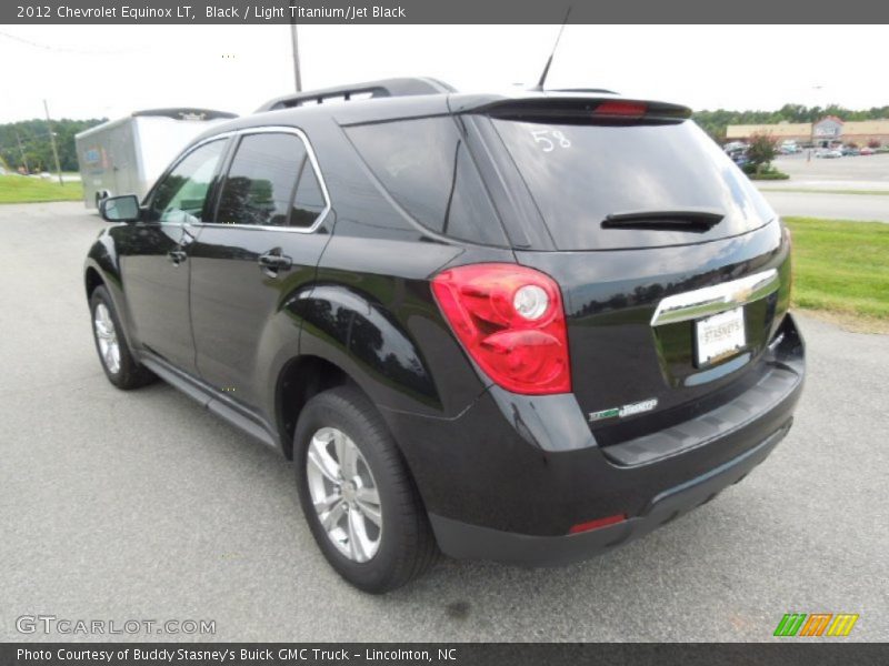 Black / Light Titanium/Jet Black 2012 Chevrolet Equinox LT