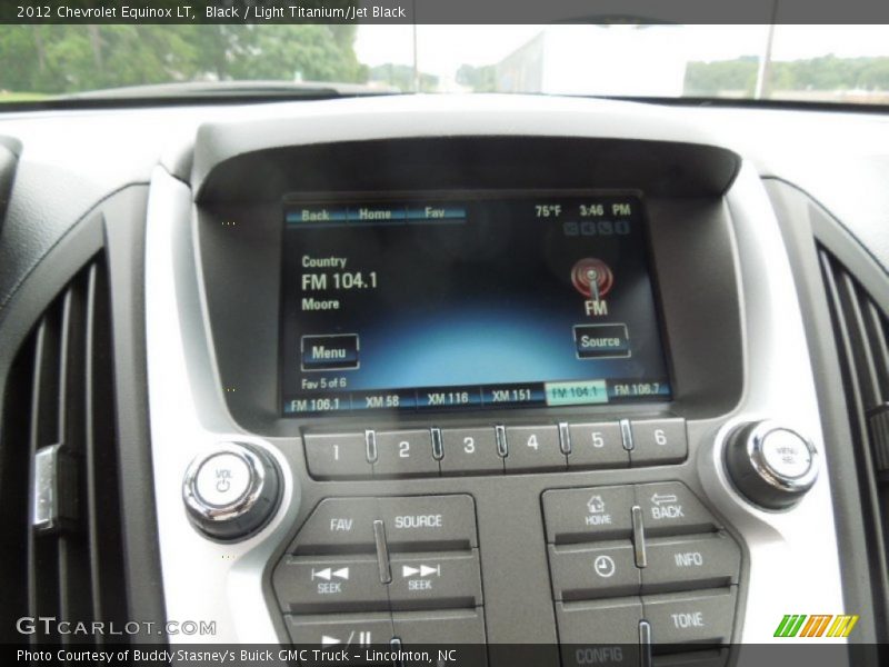 Black / Light Titanium/Jet Black 2012 Chevrolet Equinox LT