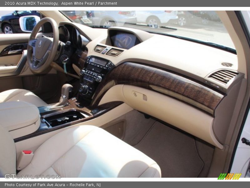 Aspen White Pearl / Parchment 2010 Acura MDX Technology